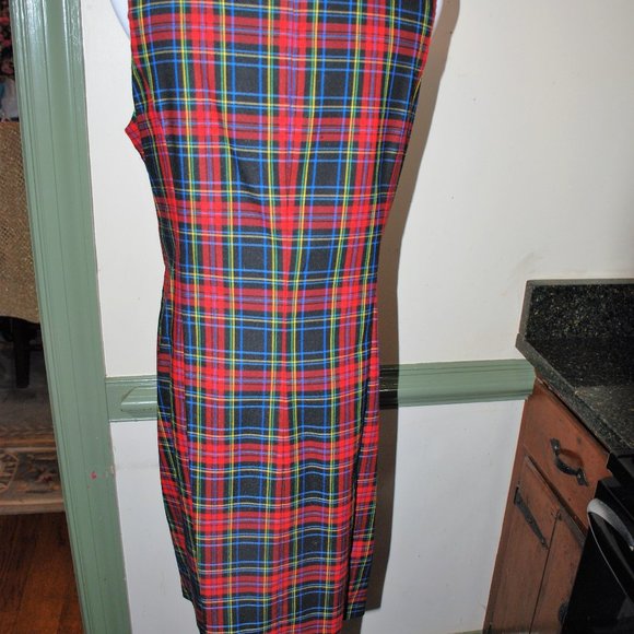 New Super Cute Talbots Plaid Jumper - Picture 4 of 6
